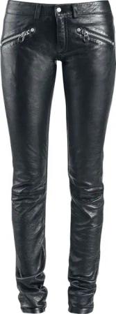 Gipsy Lederhose - ZipaTrouser SNVV - XS bis XXL - für Damen - Größe XS - schwarz