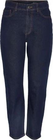 Noisy May Jeans - NMMONI HW ANK JEANS AZ366RW NOOS - W24L30 bis W31L32 - für Damen - Größe W26L32 - dunkelblau