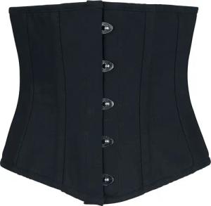 Gothicana by EMP - Gothic Korsage - Schwarze Unterbrustkorsage - S bis XXL - für Damen - Größe M - schwarz