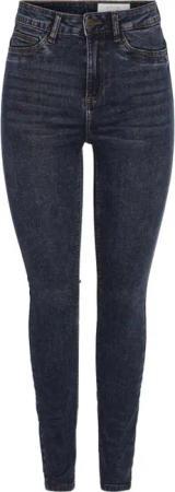 Noisy May Jeans - NMCALLIE HW SKINNY JEAN VI506DB FWD NOOS - W25L32 bis W27L32 - für Damen - Größe W27L32 - dunkelblau
