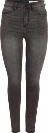 Noisy May Jeans - NMCALLIE HW SKINNY JEAN VI508MG FWD NOOS - W28L30 - für Damen - Größe W28L30 - grau