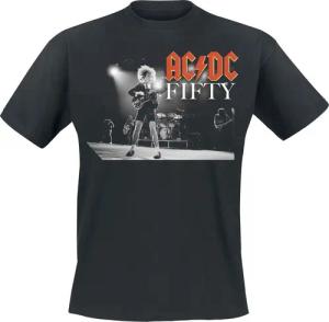 AC/DC T-Shirt - Fifty Live - M bis 3XL - für Männer - Größe 3XL - schwarz - Lizenziertes Merchandise!