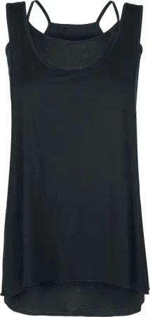 Forplay Kurzes Kleid - Two in One Dress - S bis 5XL - für Damen - Größe XXL - schwarz