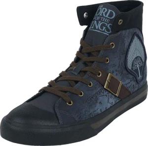Der Herr der Ringe Sneaker high - Rohan Gondor Map - EU37 bis EU39 - Größe EU39 - blau  - EMP exklusives Merchandise!