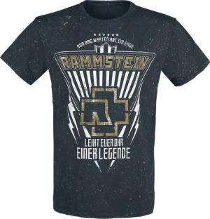 Rammstein T-Shirt - Legende - S bis 4XL - für Männer - Größe XL - schwarz  - Lizenziertes Merchandise!