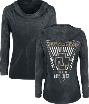 Rammstein Langarmshirt - Legende - S bis XXL - für Damen - Größe XXL - dunkelgrau  - Lizenziertes Merchandise!