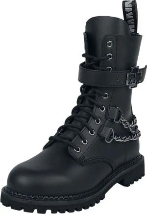 Rammstein Boot - Logo - EU37 bis EU40 - Größe EU39 - schwarz  - Lizenziertes Merchandise!