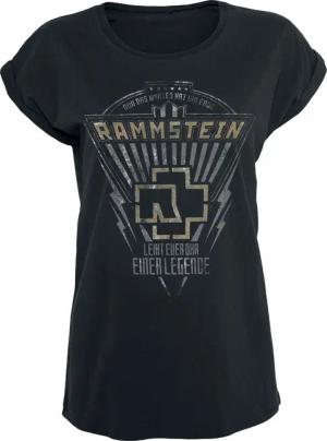 Rammstein T-Shirt - Legende - M bis XL - für Damen - Größe L - schwarz  - Lizenziertes Merchandise!