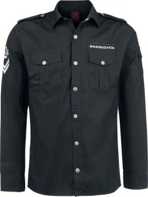Rammstein Langarmhemd - M bis 3XL - für Männer - Größe M - schwarz - Lizenziertes Merchandise!