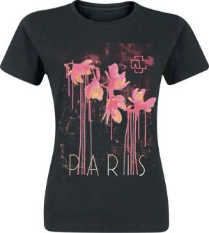 Rammstein T-Shirt - Blut Frühling - S bis XL - für Damen - Größe L - schwarz - Lizenziertes Merchandise!