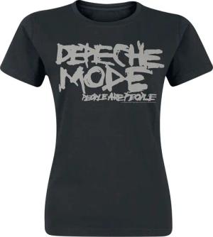 Depeche Mode T-Shirt - People Are People - M bis XXL - für Damen - Größe M - schwarz - Lizenziertes Merchandise!