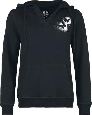 Full Volume by EMP Kapuzenpullover - Hoody With Butterfly Print - S bis XXL - für Damen - Größe XL - schwarz