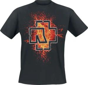 Rammstein T-Shirt - Lava Logo - S bis 5XL - für Männer - Größe 4XL - schwarz - Lizenziertes Merchandise!
