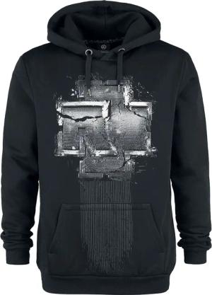 Rammstein Kapuzenpullover - Broken Logo - S bis XXL - für Männer - Größe XL - schwarz - Lizenziertes Merchandise!