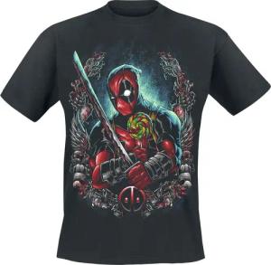 Deadpool - Marvel T-Shirt - Lollipop - M bis 3XL - für Männer - Größe 3XL - schwarz - Lizenzierter Fanartikel