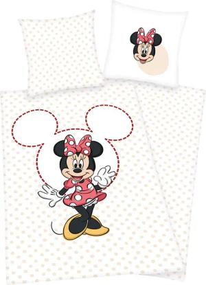 Micky Maus - Disney Bettwäsche - Minnie Maus - rosa/weiß  - EMP exklusives Merchandise!