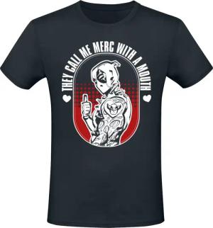 Deadpool - Marvel T-Shirt - 3 - Merc With A Mouth - S bis XL - für Männer - Größe L - schwarz - Lizenzierter Fanartikel
