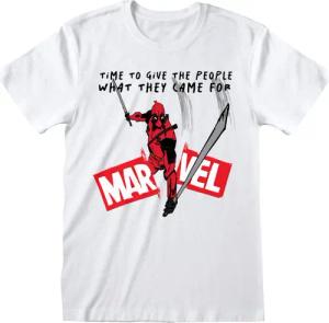 Deadpool - Marvel T-Shirt - What They Came For - S bis XXL - für Männer - Größe XXL - weiß - Lizenzierter Fanartikel