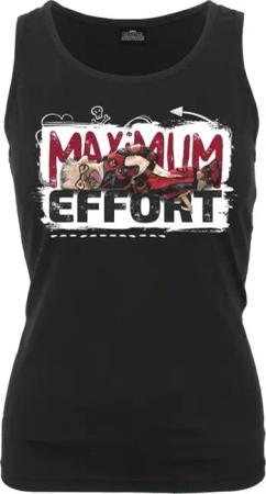 Deadpool - Marvel Top - Deadpool - Maximum Effort - S bis XXL - für Damen - Größe XXL - schwarz - Lizenzierter Fanartikel