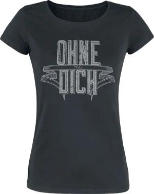 Rammstein T-Shirt - Ohne dich - S bis XXL - für Damen - Größe S - schwarz - Lizenziertes Merchandise!