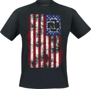 Rammstein T-Shirt - Amerika - M bis 3XL - für Männer - Größe 3XL - schwarz - Lizenziertes Merchandise!