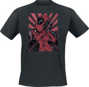 Deadpool - Marvel T-Shirt - Nothing But Love - S bis XXL - für Männer - Größe XL - schwarz - Lizenzierter Fanartikel