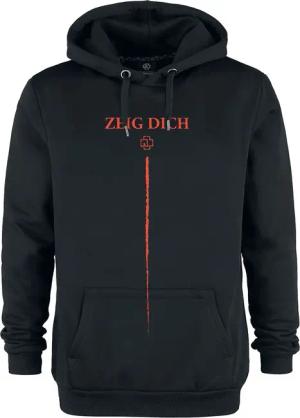 Rammstein Kapuzenpullover - Zeig Dich Logo - S bis 3XL - für Männer - Größe M - schwarz  - Lizenziertes Merchandise!