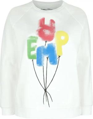 EMP Stage Collection Sweatshirt - Sweatshirt mit EMP- Logo - S bis XL - für Damen - Größe S - altweiß