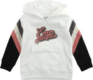 EMP Stage Collection Kapuzenpullover für Kinder - Kids Kapuzenpulli mit Oldschool EMP- Logo - für Jungen - altweiß