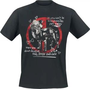 Deadpool - Marvel T-Shirt - Dogpool - M bis XXL - für Männer - Größe XL - schwarz - Lizenzierter Fanartikel