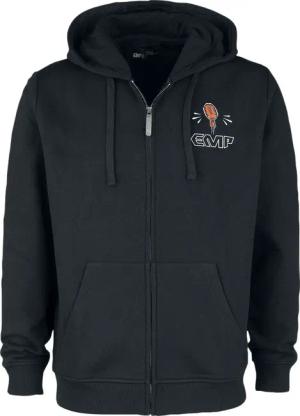 EMP Stage Collection Kapuzenjacke - Kapuzenjacke mit Rockhand Motiv und EMP Logo - S bis XXL - für Männer - Größe XXL - schwarz