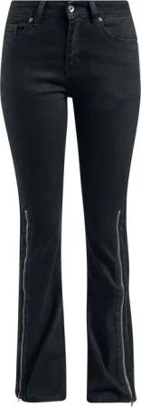Gothicana by EMP - Gothic Jeans - Grace - W27L32 bis W31L32 - für Damen - Größe W31L32 - schwarz