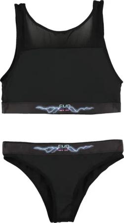 EMP Stage Collection Wäsche-Set - Bustier and Slip with EMP Retro Logo - XS bis L - für Damen - Größe S - dunkelblau
