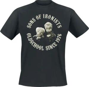 Die Muppets T-Shirt - Sons Of Ironists - M bis 5XL - für Männer - Größe M - schwarz - Lizenzierter Fanartikel
