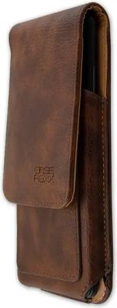 caseroxx Handytasche Sac de telephone pour Sharp A1 avec clip brun, Kreditkartenfächer (siehe Bilder)