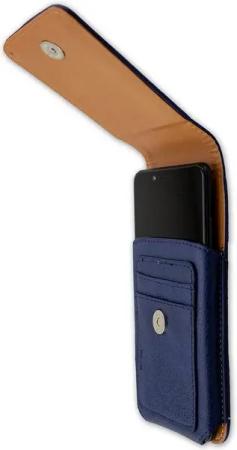 caseroxx Handytasche Sac de telephone pour Oppo A1 avec clip bleu, Kreditkartenfächer (siehe Bilder)