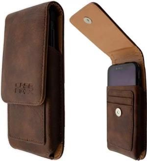 caseroxx Handytasche Sac de Blackview BV6600 / BV6600E / BV6600 Pro avec clip brun, Kreditkartenfächer (siehe Bilder)