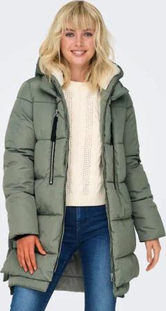 ONLY Steppmantel "ONLNEWNORA LONG PUFFER COAT LIFE CC OTW"