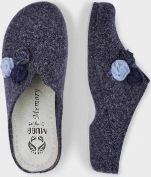 Pantoletten G-Weite - blau - Gr. 39 von Goldner Fashion