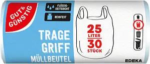 GUT&GÜNSTIG Müllbeutel 25,0 l transparent, 30 St.