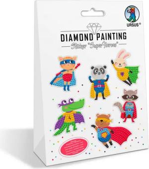 URSUS Malvorlage Diamond Sticker, 6 Stück