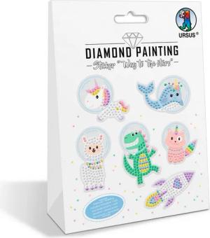 URSUS Malvorlage Diamond Sticker, 6 Stück