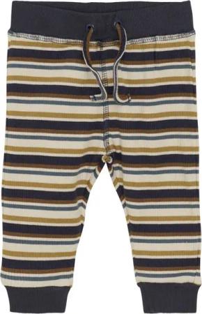 Minymo Sweathose Minymo Pants Rib Parisian Night Blue Stripe