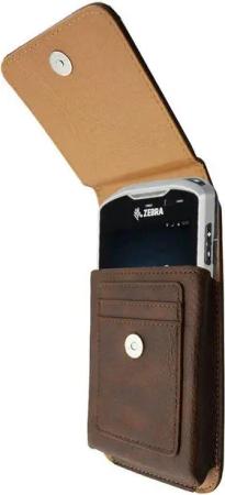 caseroxx Handytasche Sac de Zebra TC51 / TC52 / TC56 / TC57 avec clip brun, Kreditkartenfächer (siehe Bilder)