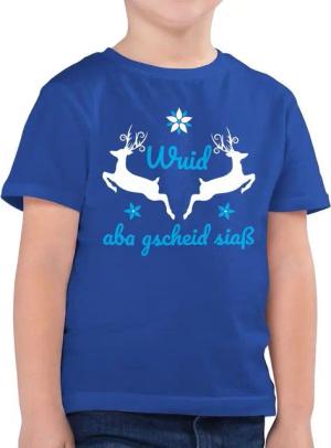 Shirtracer T-Shirt Wuid aba gscheid siaß (1-tlg) Mode für Oktoberfest Kinder Outfit