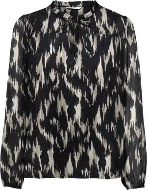 ONLY Blusentop Gemusterte Bluse - Regular Fit