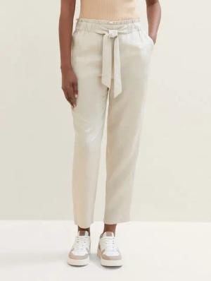 TOM TAILOR Denim Stoffhose Paperbag Hose mit TENCEL™ Lyocell