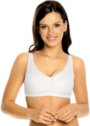 Viania Soft-BH 105452 (1-tlg) Soft-BH bügellos 100% Baumwolle hautsympathisch Weiß