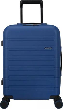 American Tourister Novastream Trolley 55cm mit 4 Rollen, erweiterbar Navy Blue