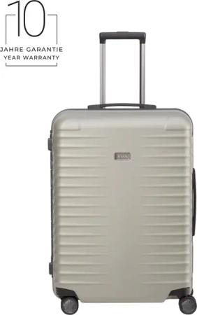 TITAN LITRON FRAME 4-Rollen Trolley M 69cm + Gratis Hotelgutschein Champagner